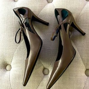 ESCADA Brown Leather Heels